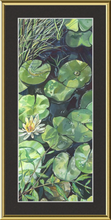 Load image into Gallery viewer, Lily Pond Botanical Fine Art Framed Giclée Print