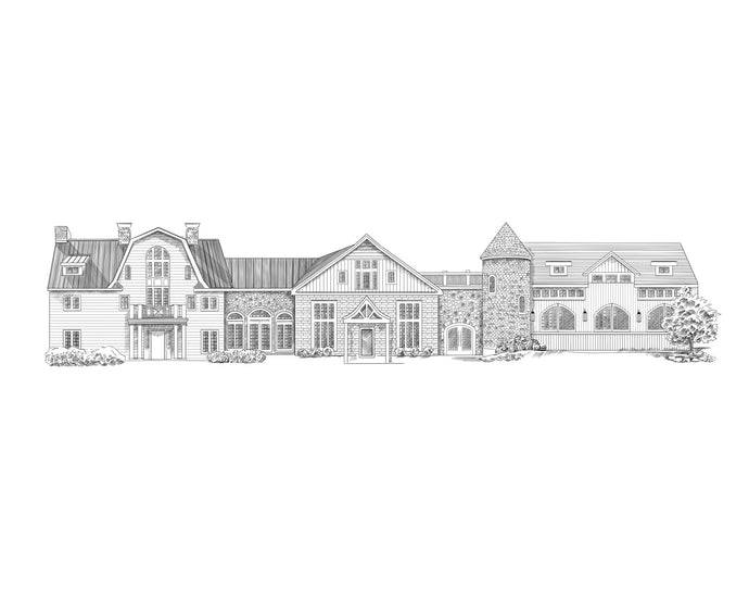 Ryland Inn Wedding Venue Art Print Whitehouse Station NJ - Melissa Rothman Portraiture