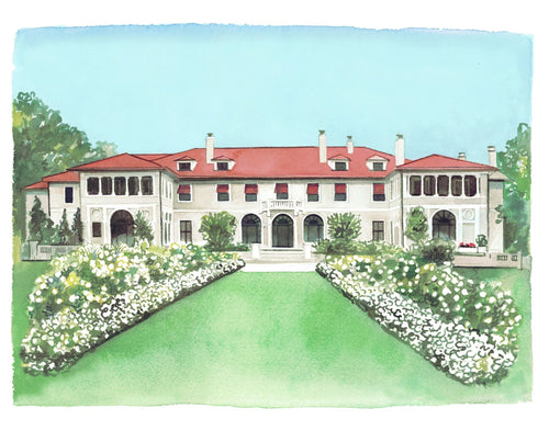 Armour House, Lake Forest Illinois Fine Art Print Wall Art - Melissa Rothman Portraiture