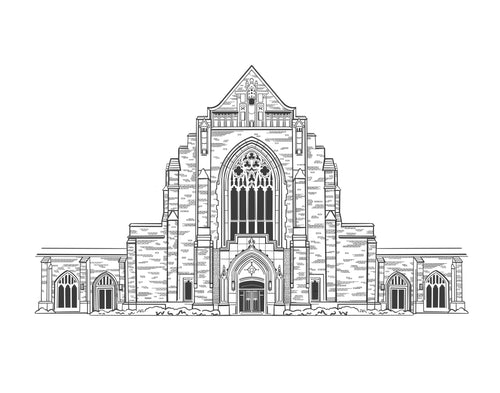 Highland Park Presbyterian Church, Dallas Texas Fine Art Print - Melissa Rothman Portraiture