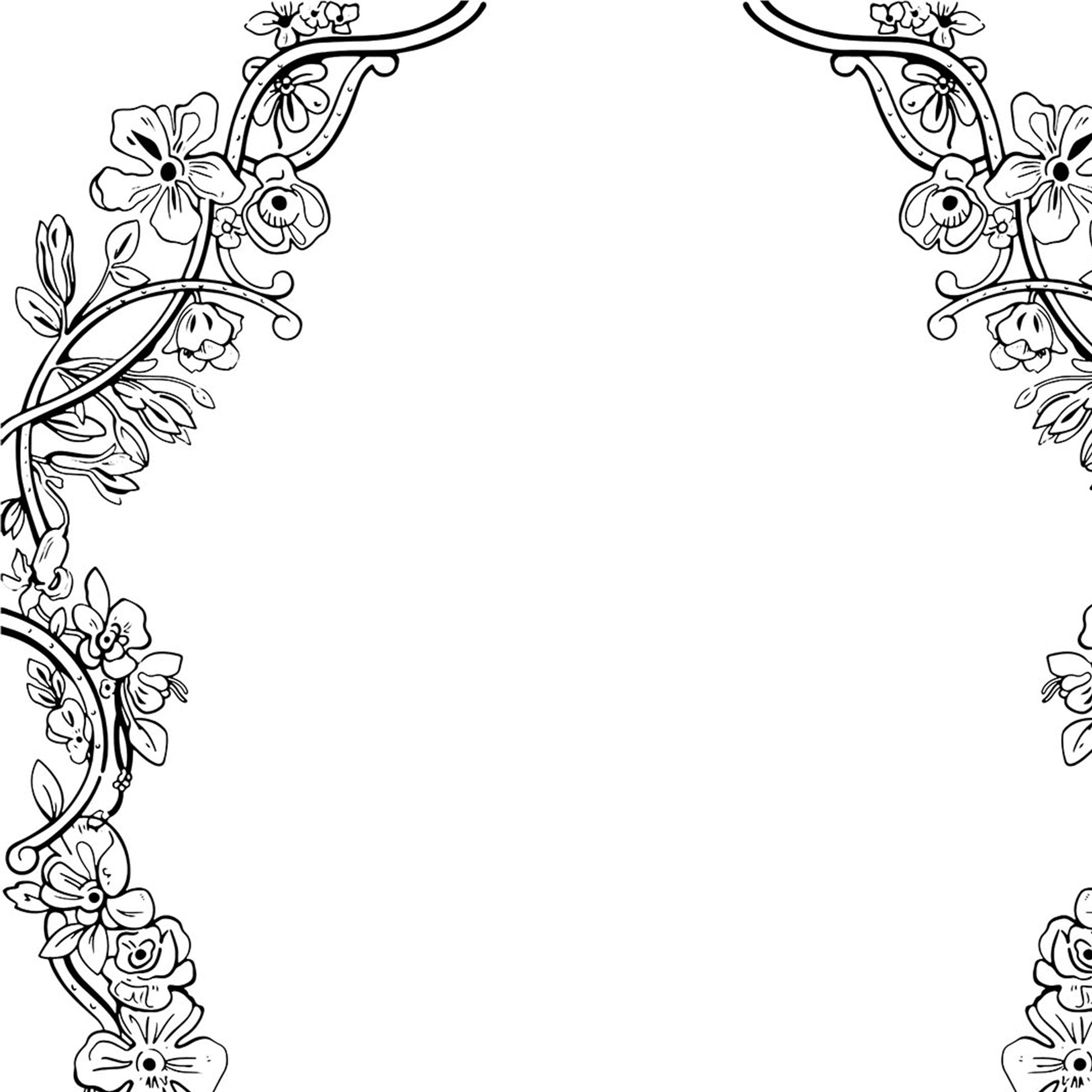 Boder For Vector Floral Vector Border