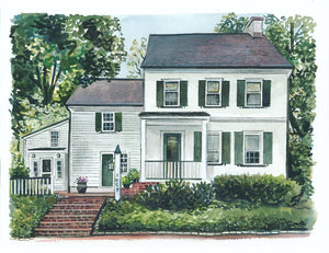 The Colonel Joseph Ellis House Fine Art Print, Haddon Heights, NJ - Melissa Rothman Portraiture